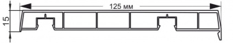 W 603 Наличник широкий 125 мм 6 м.